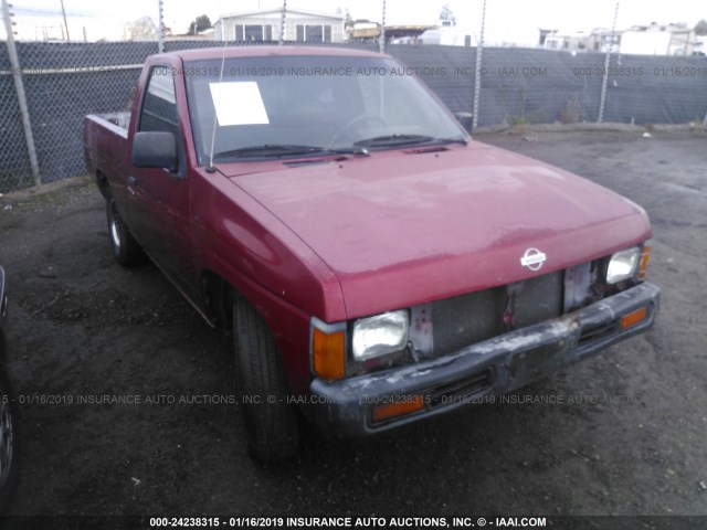 1N6SD11SXPC336425 - 1993 NISSAN TRUCK SHORT WHEELBASE RED photo 1