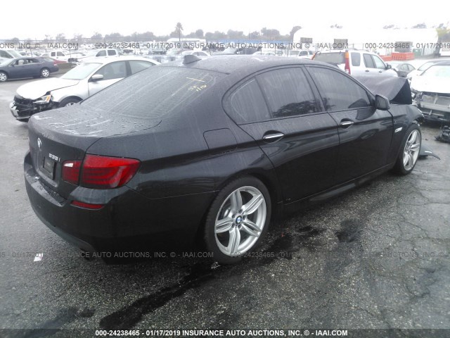 WBAFR7C56DC818740 - 2013 BMW 535 I BLACK photo 4