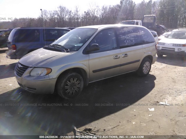 1C4GP45R25B270285 - 2005 CHRYSLER TOWN & COUNTRY  GOLD photo 2