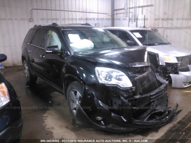 1GKLVMED9AJ246563 - 2010 GMC ACADIA SLT-1 BLACK photo 1