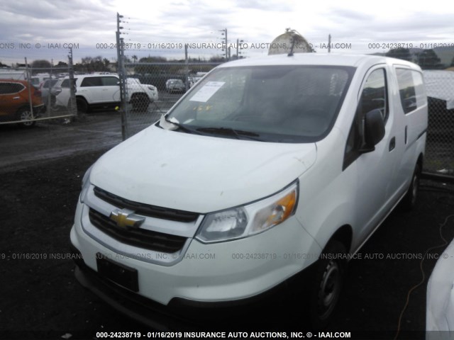 3N63M0ZN2HK716660 - 2017 CHEVROLET CITY EXPRESS LT WHITE photo 2