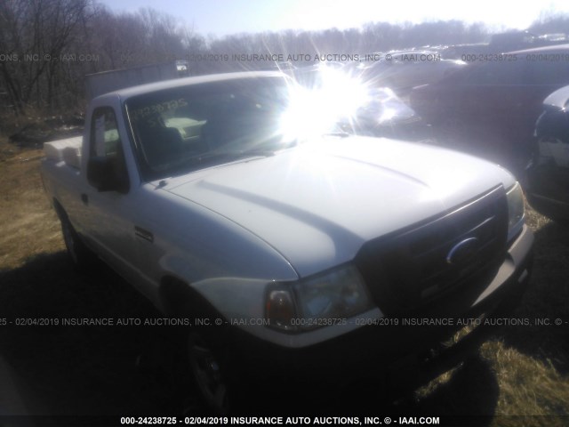 1FTYR10D38PA76199 - 2008 FORD RANGER WHITE photo 1