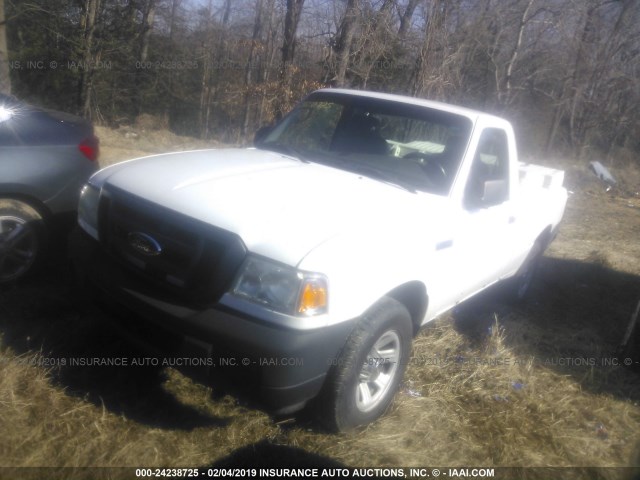 1FTYR10D38PA76199 - 2008 FORD RANGER WHITE photo 2