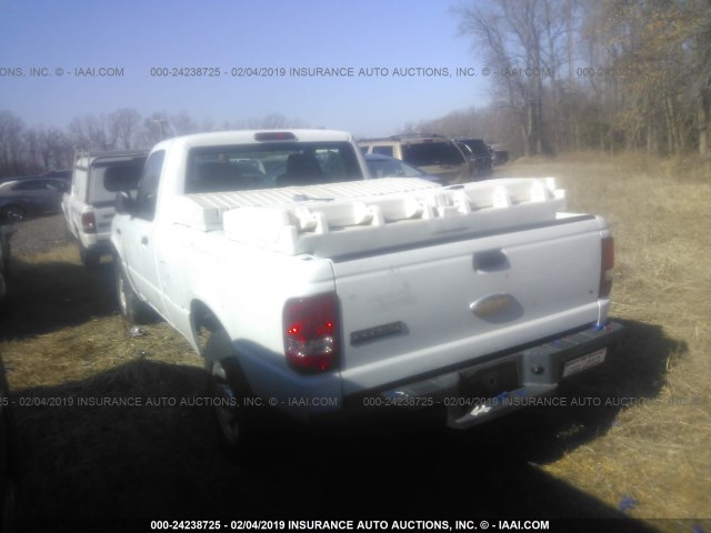 1FTYR10D38PA76199 - 2008 FORD RANGER WHITE photo 3