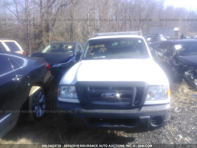 1FTKR1AD1BPA88640 - 2011 FORD RANGER WHITE photo 6