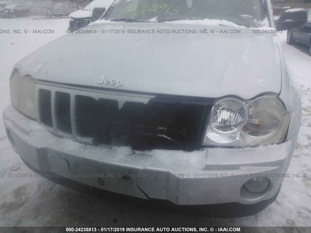 1J4HR48NX5C731891 - 2005 JEEP GRAND CHEROKEE LAREDO/COLUMBIA/FREEDOM 银色 照片 6