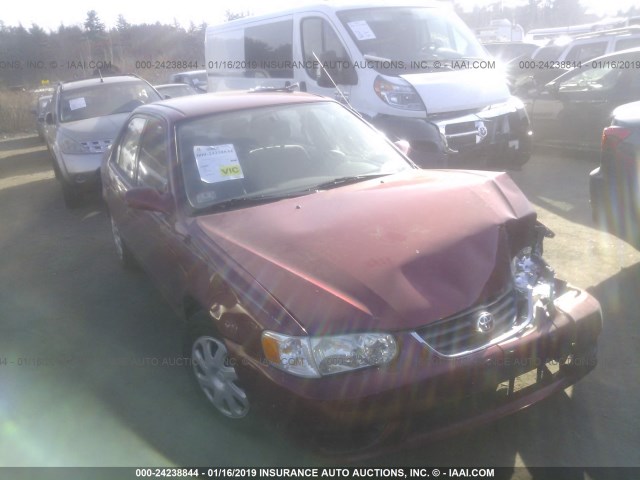 2T1BR12E42C530090 - 2002 TOYOTA COROLLA CE/LE/S RED photo 1