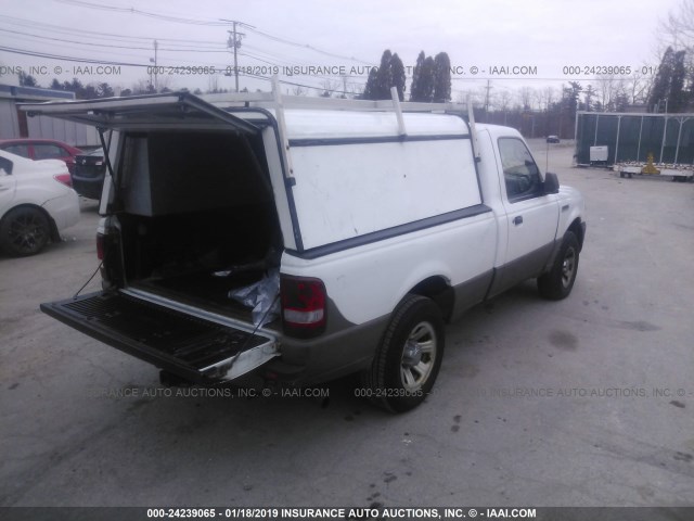 1FTKR1AD5APA54635 - 2010 FORD RANGER WHITE photo 4