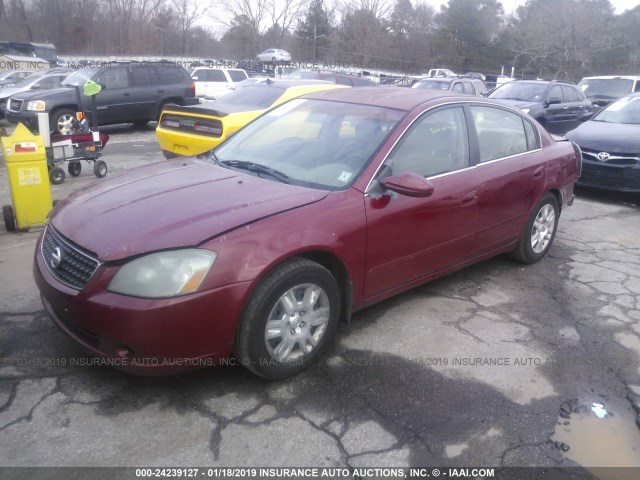 1N4AL11D56N374219 - 2006 NISSAN ALTIMA S/SL BURGUNDY photo 2