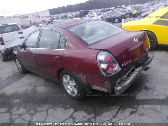 1N4AL11D56N374219 - 2006 NISSAN ALTIMA S/SL BURGUNDY photo 3