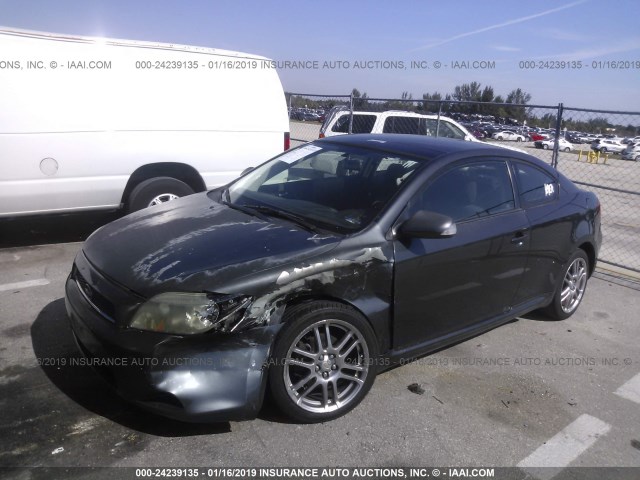 JTKDE177150012427 - 2005 TOYOTA SCION TC ნაცრისფერი ფოტო 2