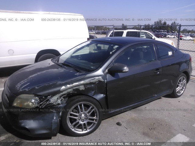 JTKDE177150012427 - 2005 TOYOTA SCION TC ნაცრისფერი ფოტო 6