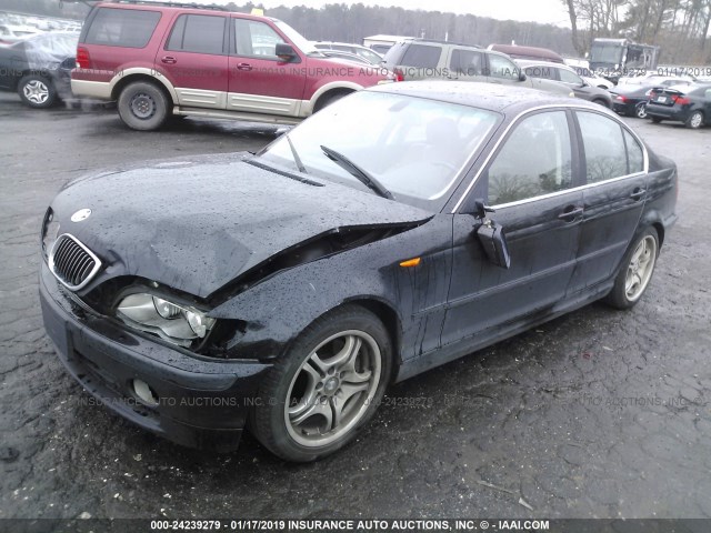 WBAEV53413KM30564 - 2003 BMW 330 I BLACK photo 2