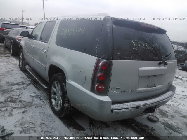 1GKS2MEF3BR391509 - 2011 GMC YUKON XL DENALI GRAY photo 3