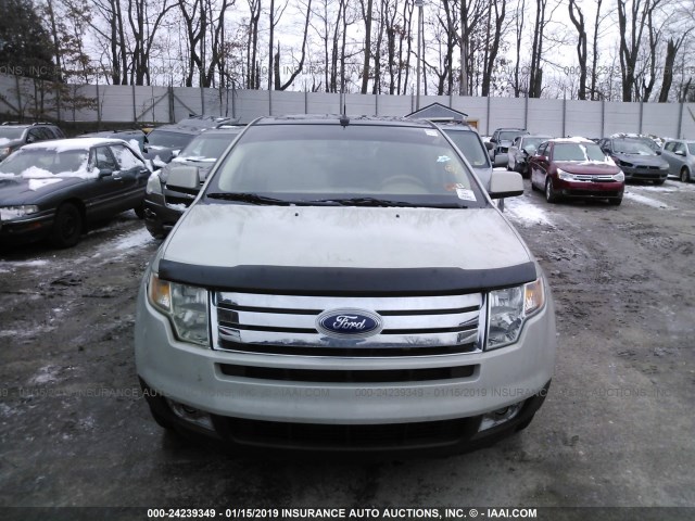 2FMDK49C57BB26763 - 2007 FORD EDGE SEL PLUS BEIGE photo 6