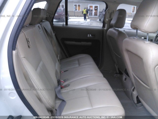 2FMDK49C57BB26763 - 2007 FORD EDGE SEL PLUS BEIGE photo 8