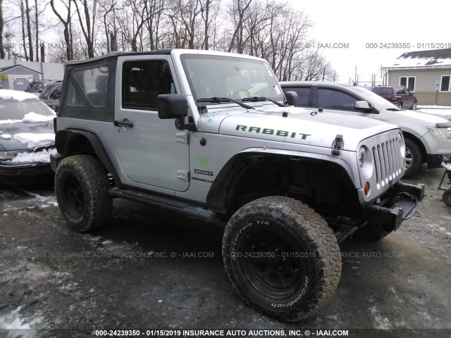 1J4AA2D15AL173202 - 2010 JEEP WRANGLER SPORT SILVER photo 1