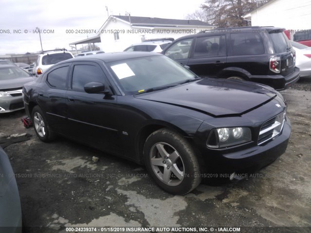 2B3CA3CV3AH309513 - 2010 DODGE CHARGER SXT BLACK photo 1