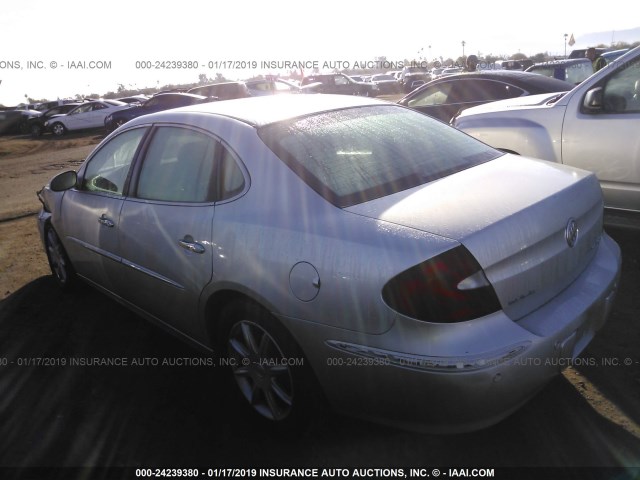 2G4WE537051267003 - 2005 BUICK LACROSSE CXS SILVER photo 3