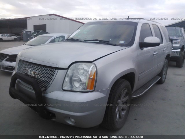 1GKS1EEF4BR173099 - 2011 GMC YUKON DENALI SILVER photo 2