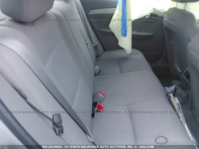 1G1ZB5EB2AF233961 - 2010 CHEVROLET MALIBU LS SILVER photo 8