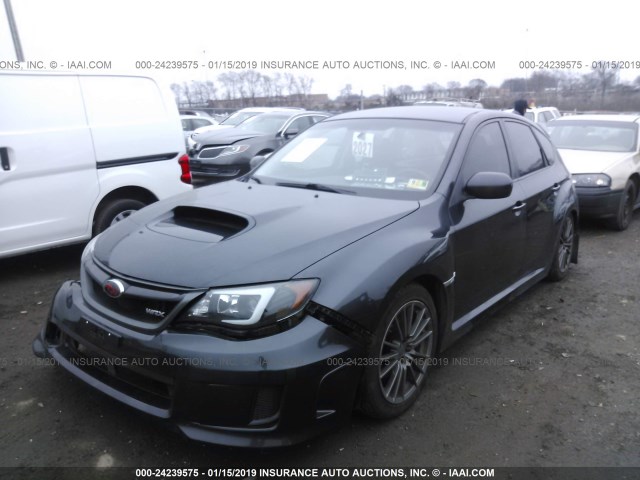 JF1GR7E66CG233764 - 2012 SUBARU IMPREZA WRX GRAY photo 2