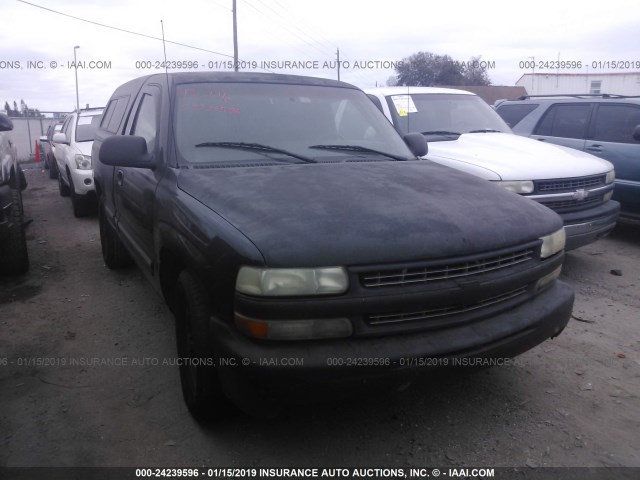 1GCEC14W2YZ357379 - 2000 CHEVROLET SILVERADO C1500 BLACK photo 1