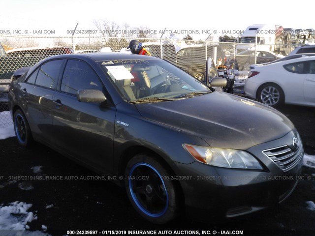 4T1BB46K27U003533 - 2007 TOYOTA CAMRY NEW GENERAT HYBRID GRAY photo 1