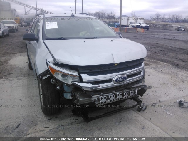 2FMDK3GCXBBB25730 - 2011 FORD EDGE SE SILVER photo 6