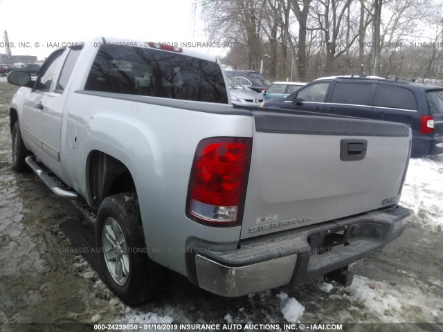 1GTR1VE05DZ406836 - 2013 GMC SIERRA C1500 SLE SILVER photo 3