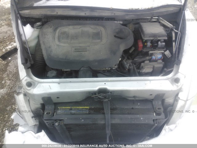 3GNBAADB9AS516205 - 2010 CHEVROLET HHR LS Plata foto 10