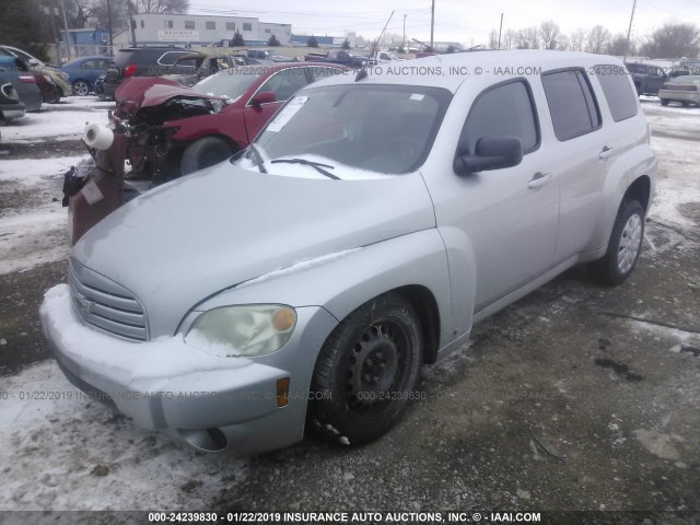 3GNBAADB9AS516205 - 2010 CHEVROLET HHR LS Plata foto 2