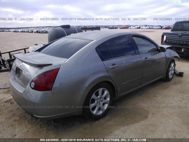 1N4BA41E57C809208 - 2007 NISSAN MAXIMA SE/SL GOLD photo 4