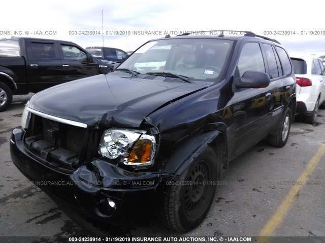 1GKDS13S642443816 - 2004 GMC ENVOY BLACK photo 2