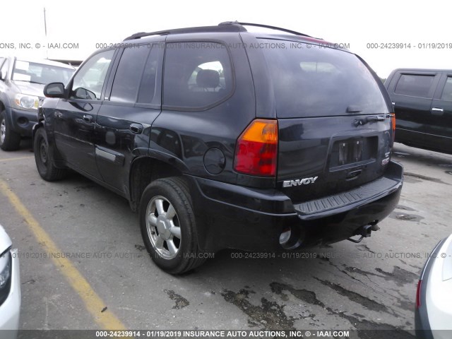 1GKDS13S642443816 - 2004 GMC ENVOY BLACK photo 3