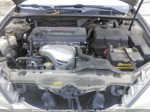 4T1BE32K66U131327 - 2006 TOYOTA CAMRY LE/XLE/SE GOLD photo 10