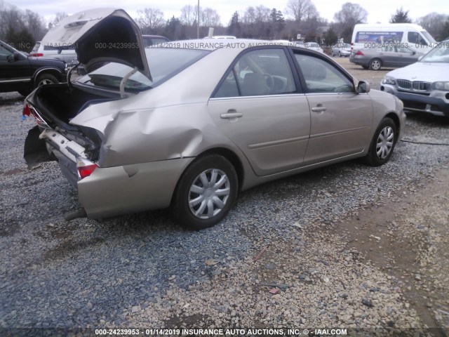 4T1BE32K66U131327 - 2006 TOYOTA CAMRY LE/XLE/SE GOLD photo 4