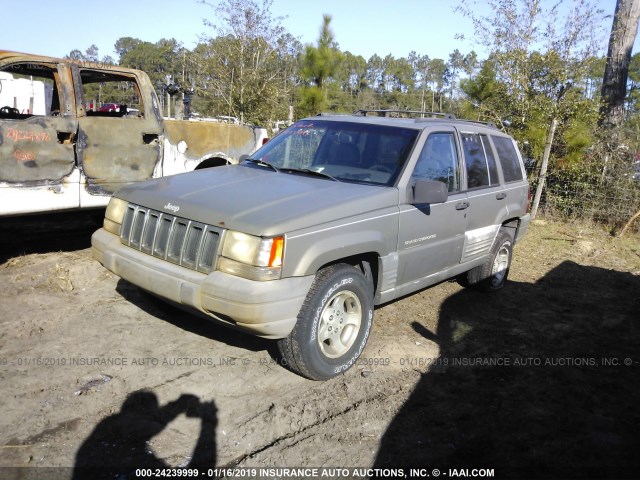 1J4FX58S5VC672547 - 1997 JEEP GRAND CHEROKEE LAREDO/TSI GRAY photo 2