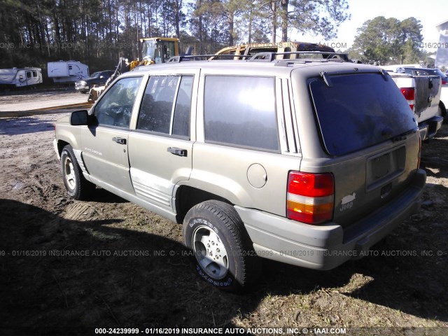 1J4FX58S5VC672547 - 1997 JEEP GRAND CHEROKEE LAREDO/TSI GRAY photo 3