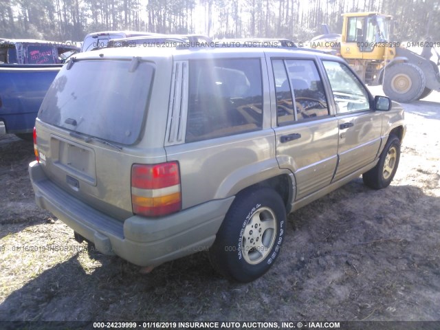 1J4FX58S5VC672547 - 1997 JEEP GRAND CHEROKEE LAREDO/TSI GRAY photo 4