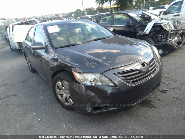 4T1BE46K38U195585 - 2008 TOYOTA CAMRY CE/LE/XLE/SE GRAY photo 1