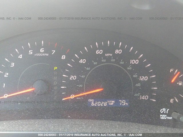 4T1BE46K38U195585 - 2008 TOYOTA CAMRY CE/LE/XLE/SE GRAY photo 7