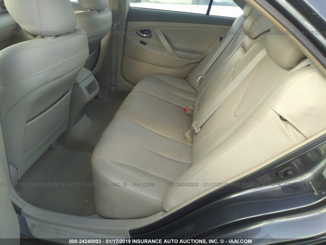 4T1BE46K38U195585 - 2008 TOYOTA CAMRY CE/LE/XLE/SE GRAY photo 8