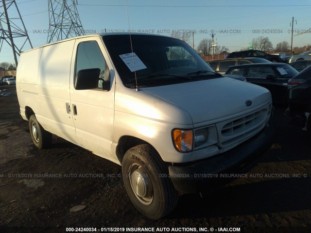 1FTSE34F6WHA56450 - 1998 FORD ECONOLINE E350 VAN WHITE photo 1