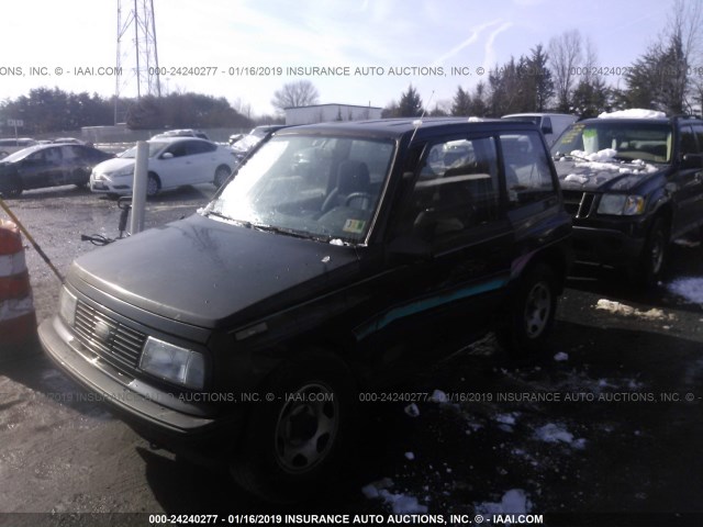 2CNBJ18U5R6900461 - 1994 GEO TRACKER BLACK photo 2