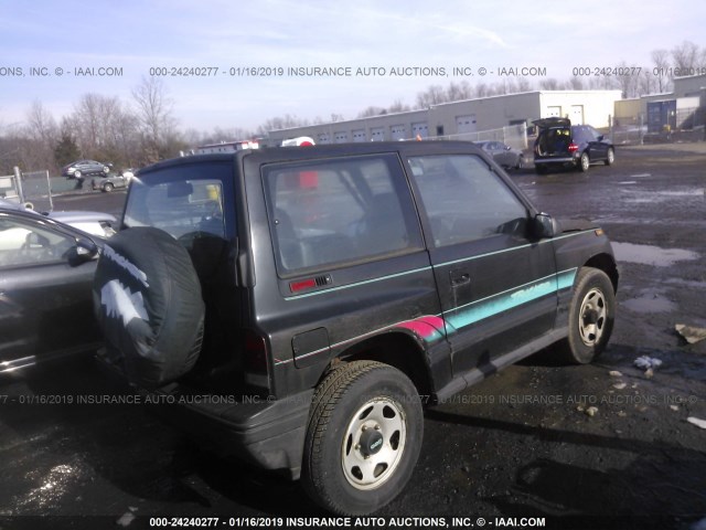 2CNBJ18U5R6900461 - 1994 GEO TRACKER BLACK photo 4