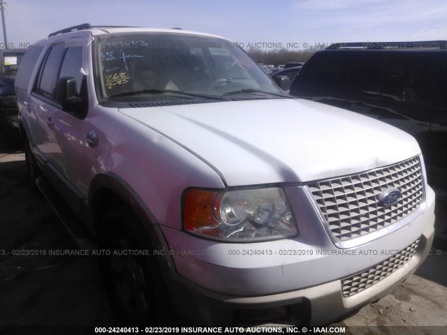 1FMFU17586LA51660 - 2006 FORD EXPEDITION EDDIE BAUER WHITE photo 1