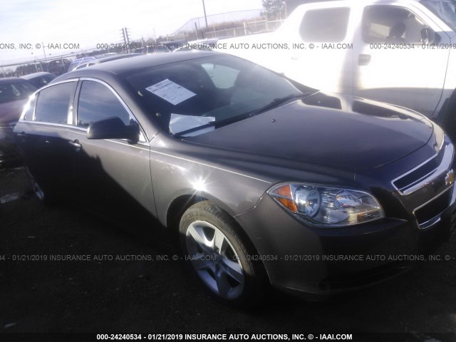 1G1ZB5E06CF280427 - 2012 CHEVROLET MALIBU LS ნაცრისფერი ფოტო 1