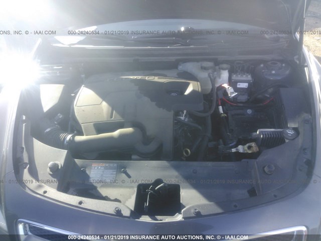 1G1ZB5E06CF280427 - 2012 CHEVROLET MALIBU LS ნაცრისფერი ფოტო 10