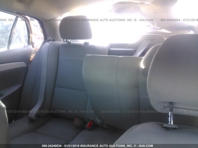 1G1ZB5E06CF280427 - 2012 CHEVROLET MALIBU LS ნაცრისფერი ფოტო 8